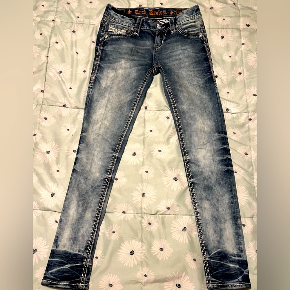 Rock Revival Jeans Women Sakai Size 26 Ankle Skinny